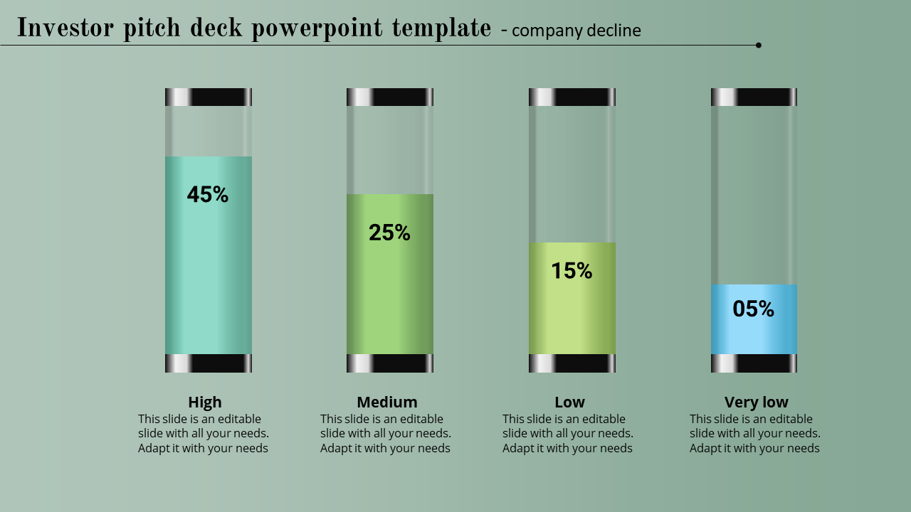 Investor Pitch Deck PowerPoint Template For Presentation